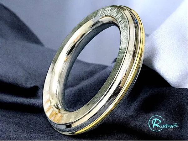 Rudra Rage STAINLESS STEEL 300 GMS HEAVY ROUND DESIGNER 16 MM - Main Image