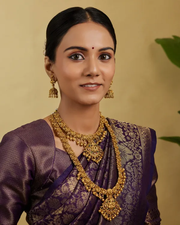 3D_Temple_Jewellery_Combo_Set_for_Women_with_Layered_Haram,_Choker_Necklace_and_Jhumka_Earrings