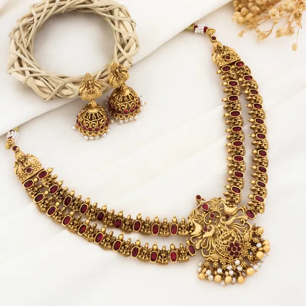 vihaajewellery_gold_plated__temple_necklace_set_for_women_and_girl