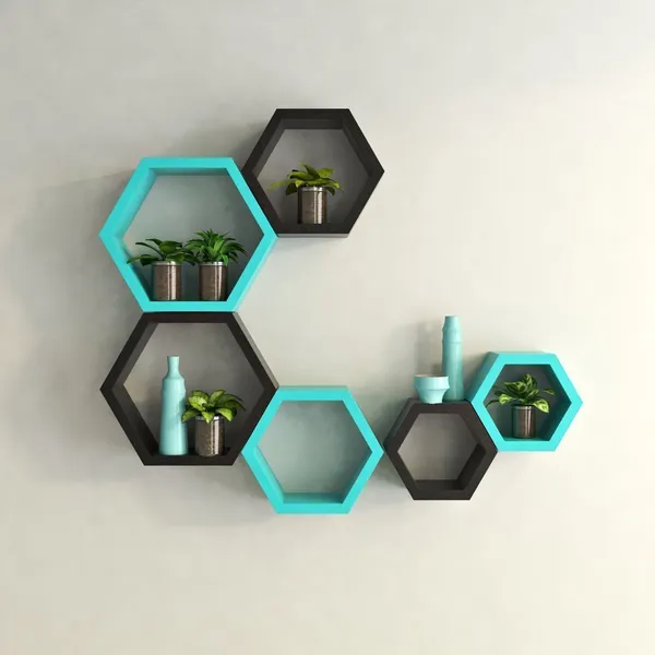 Premium_Quality_Hexagon_Wall_Shelf