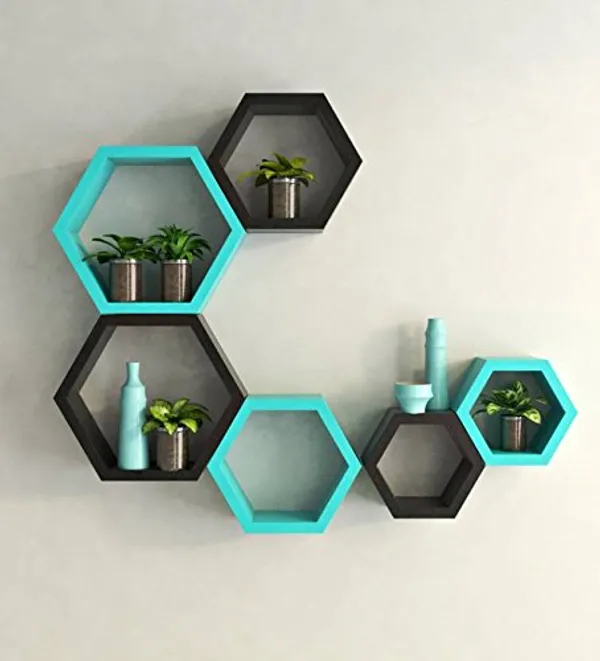 Premium_Quality_Hexagon_Wall_Shelf