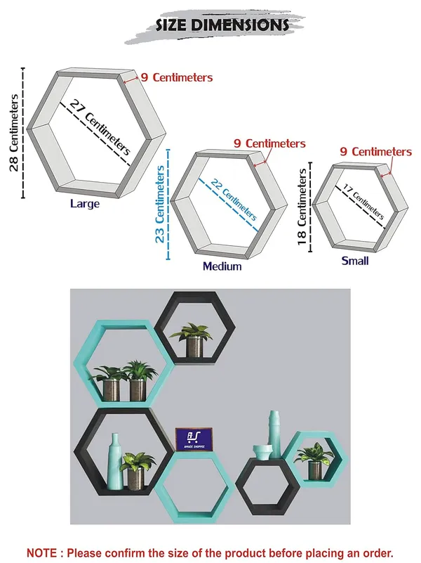 Premium_Quality_Hexagon_Wall_Shelf