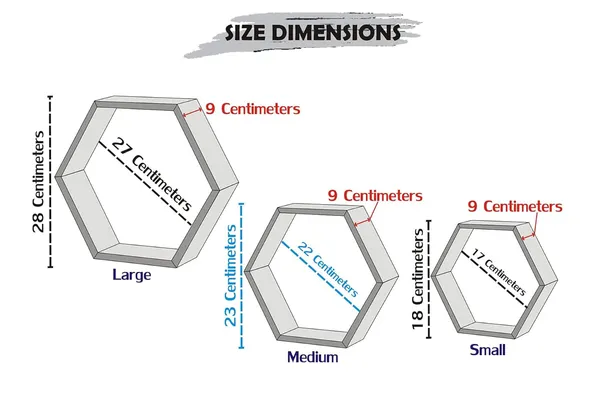 Premium_Quality_Hexagon_Wall_Shelf_With_6_Shelves