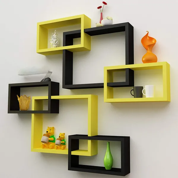 Premium_Quality_Mdf_Intersecting_Floating_Shelves