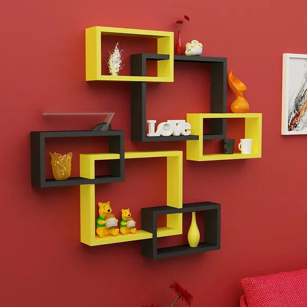 Premium_Quality_Mdf_Intersecting_Floating_Shelves