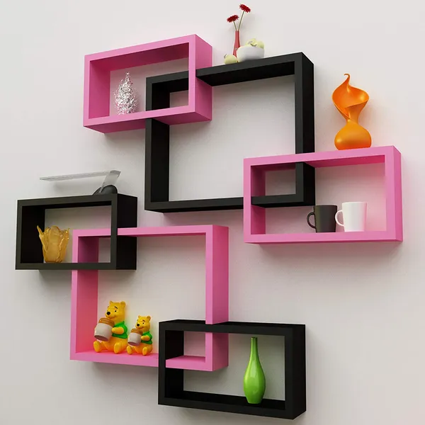 Premium_Quality_Mdf_Intersecting_Floating_Shelves