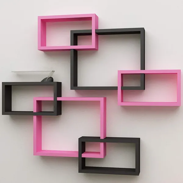 Premium_Quality_Mdf_Intersecting_Floating_Shelves