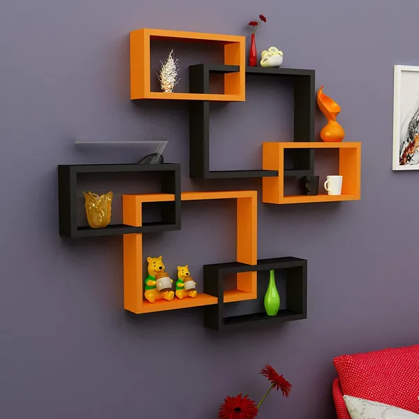 Premium_Quality_Mdf_Intersecting_Floating_Shelves