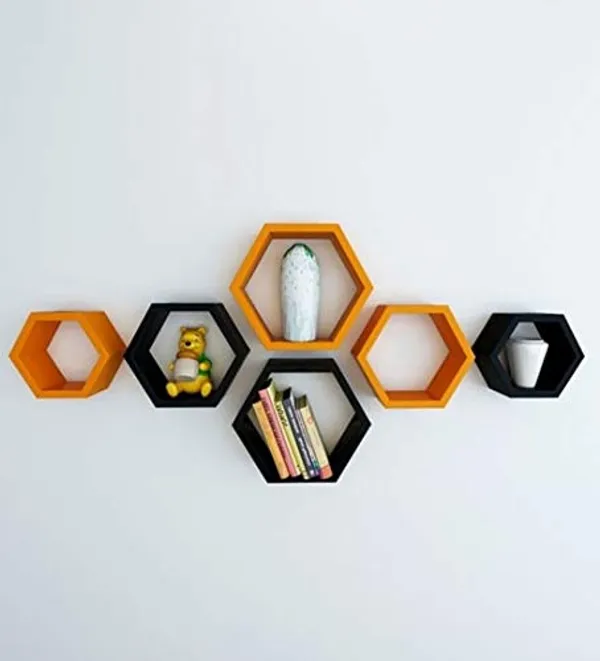 Premium_Quality_Hexagon_Wall_Shelf