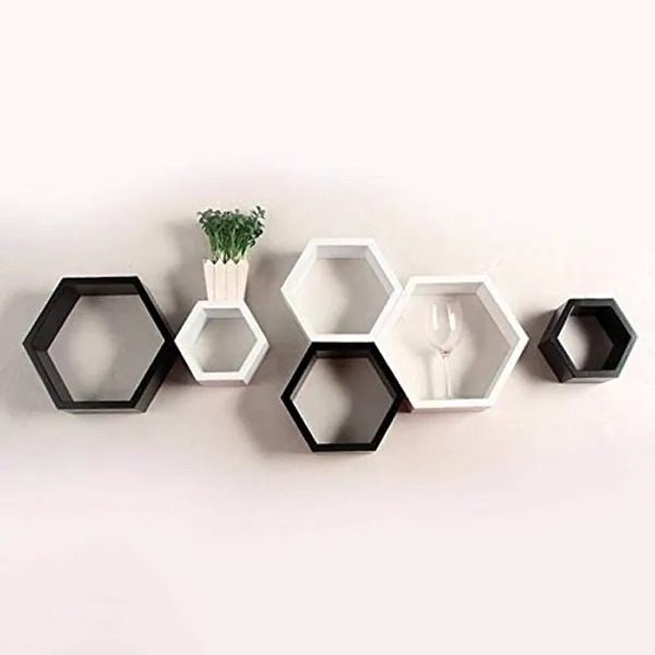 Premium_Quality_Hexagon_Wall_Shelf
