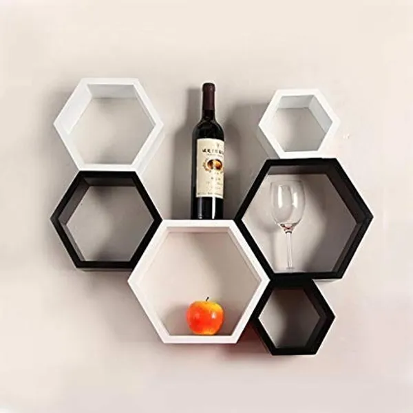 Premium_Quality_Hexagon_Wall_Shelf