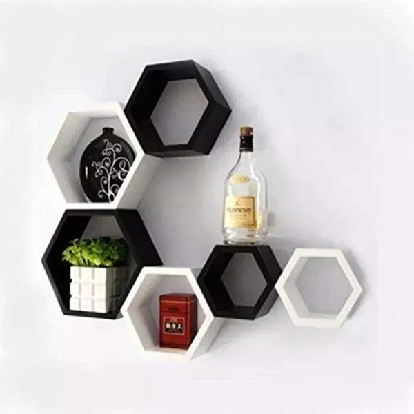 Premium_Quality_Hexagon_Wall_Shelf