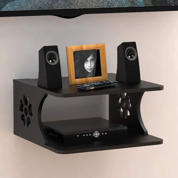 Premium_Quality_Wall_Shelf_For_Set_Top_Box_And_Router_Engineered_Wood