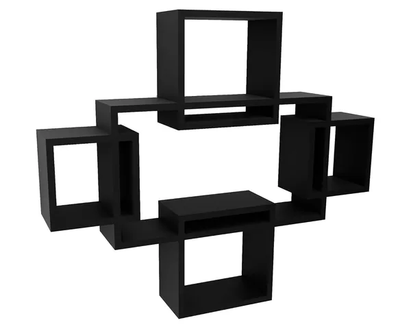 Premium_Quality_Wall_Shelf_With_Intersecting_Shelves_Engineered_Wood