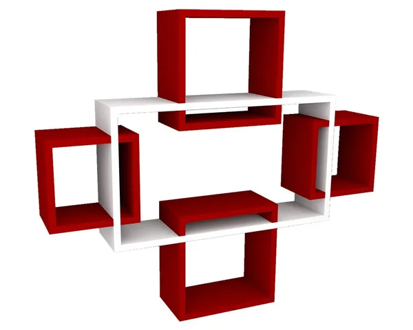 Premium_Quality_Wall_Shelf_With_Intersecting_Shelves