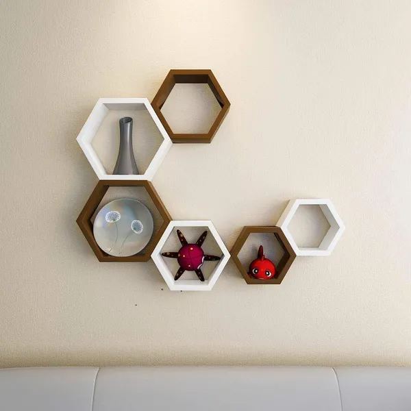 Premium_Quality_Hexagon_Floating_Wall_Shelves