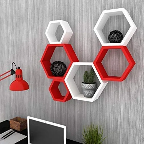 Premium_Quality_Hexagon_Floating_Wall_Shelf