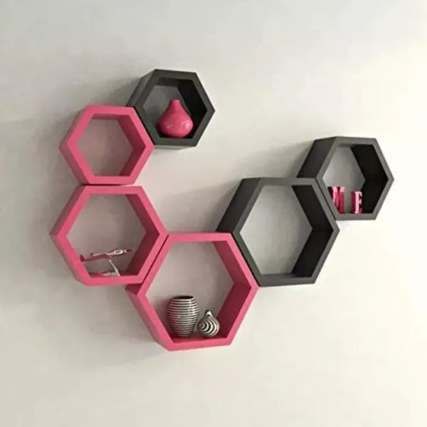 Premium_Quality_Wall_Mount_Hexagon_Floating_Shelves