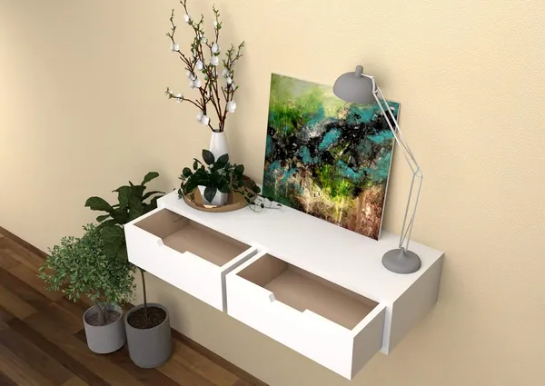 Premium_Quality_Engineered_Wood_Wall_Shelf_With_Drawer