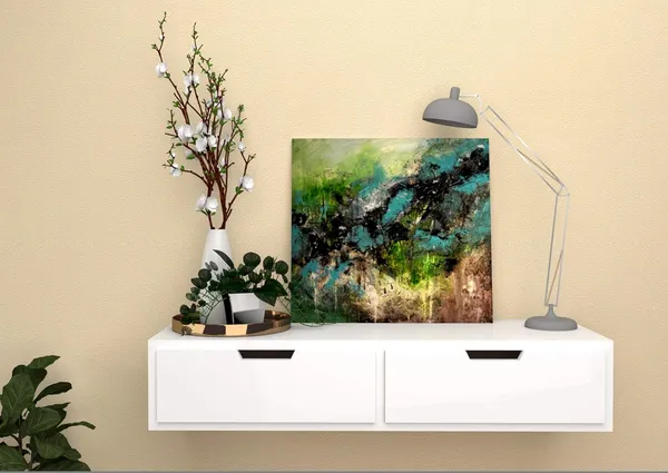 Premium_Quality_Engineered_Wood_Wall_Shelf_With_Drawer