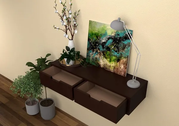 Premium_Quality_Wall_Shelf_With_Drawer