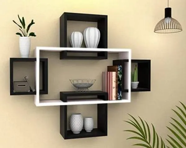 Premium_Quality_Wall_Shelf_With_Intersecting_Shelves