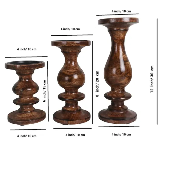 Premium_Quality_Wooden_Pillar_Candle_Holder_Set