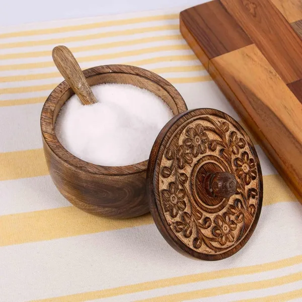 Premium_Quality_Wooden_Sugar_Jar_With_Lid_And_Spoon