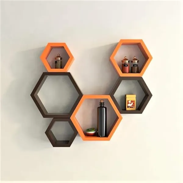 Premium_Quality_Hexagon_Wall_Shelves