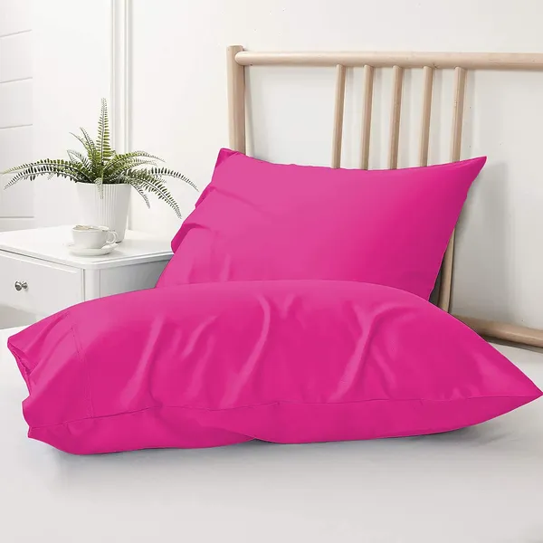 Hot_Pink_Cotton_Solid_Premium_Pillow_Covers_Pack_Of_2