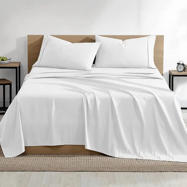 White_100%_Egyptian_Cotton_Solid_Premium_Flat_Sheet,_Pillowcase_Pack_Of_3