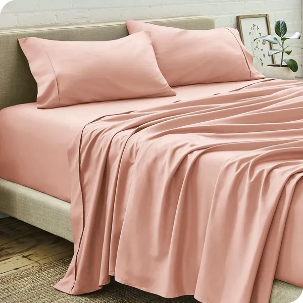Peach_100%_Egyptian_Cotton_Solid_Premium_Flat_Sheet,_Pillowcase_Pack_Of_3