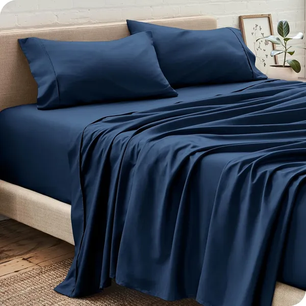 Navy_Blue_100%_Egyptian_Cotton_Solid_Premium_Flat_Sheet,_Pillowcase_Pack_Of_3