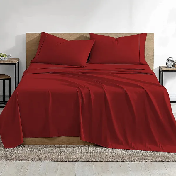 Burgundy_100%_Egyptian_Cotton_Solid_Premium_Flat_Sheet,_Pillowcase_Pack_Of_3