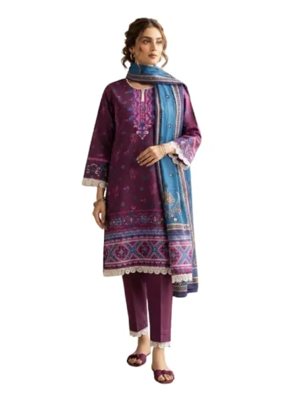 Readymade_Printed_Cotton_Pakistani_Suit_3_Piece_Set_Dupatta_Included