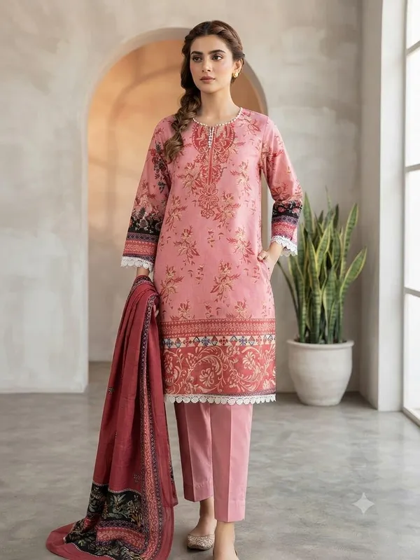 Readymade_Printed_Cotton_Pakistani_Suit_Floral_Print_3_Piece_Set