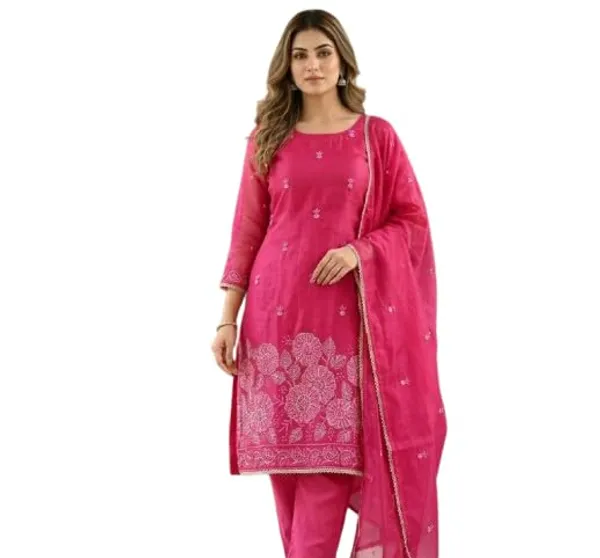 Silk_Embroidery_Unstitched_Suit_With_Designer_Dupatta_Pink_Unstitched_Fabric_Embroidered_Design_Includes_Dupatta_Floral_Pattern_Ethnic_Wear