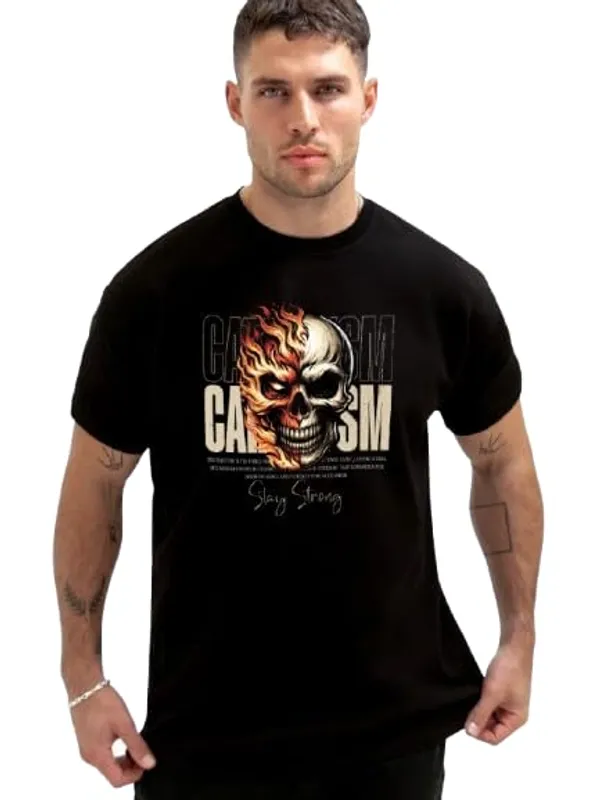 Black_Printed_Cotton_T_Shirt_Round_Neck_Regular_Fit_Soft_And_Comtable_T_Shirt_For_Men