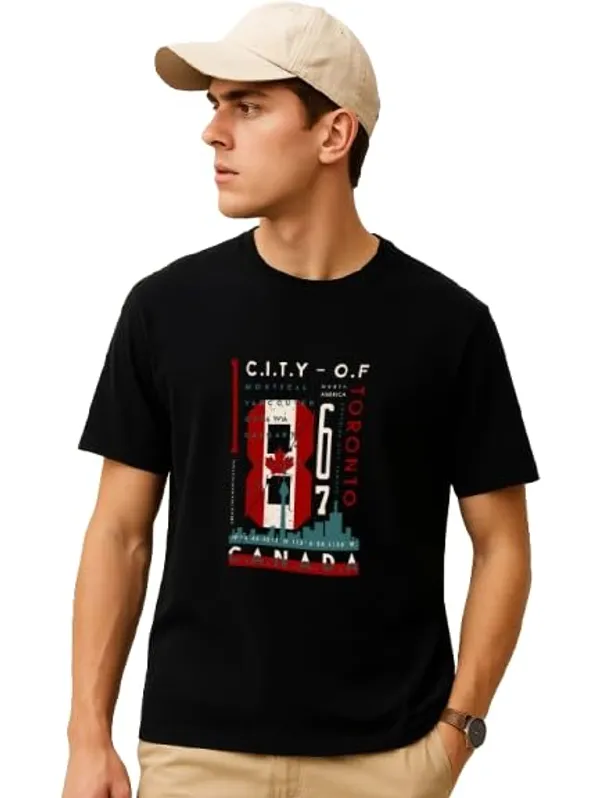 Black_Printed_Cotton_Round_Neck_Regular_Fit_Soft_And_Comtable_Trendy_Casual_Half_Sleeve_T_Shirt_For_Men