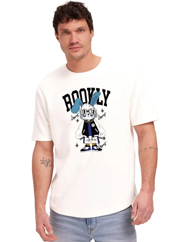 White_Printed_Cotton_Round_Neck_Regular_Fit_Soft_And_Comtable_Trendy_Casual_Half_Sleeve_T_Shirt_For_Men