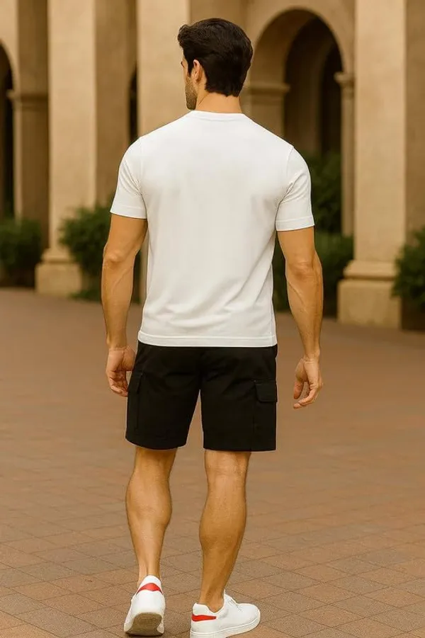 White_Cotton_Blend_Printed_T_Shirt_For_Men
