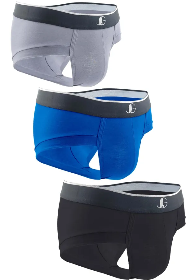 Multicolour_Cotton_Lycra_Langot/Underwear/Brief_Pack_Of_3_For_Men