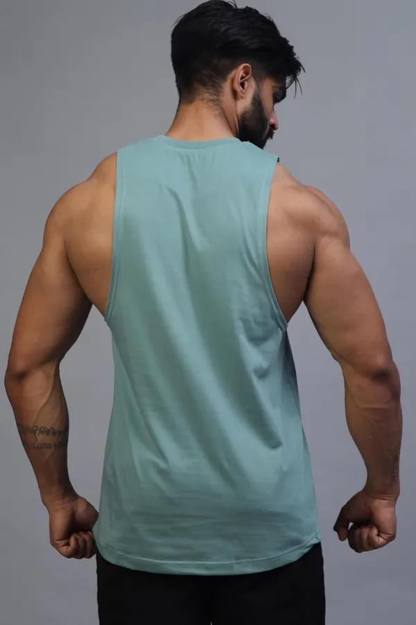 Teal_Blue_Supper_Combed_Narrow_Shoulder_Gold_Finish_Sleeveless_Deep_Arm_Cut_Cotton_Vest_For_Men