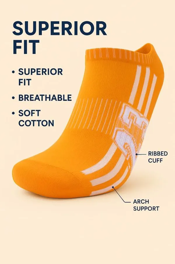 Multicolour_Ankle_Sports_Socks_For_Unisex