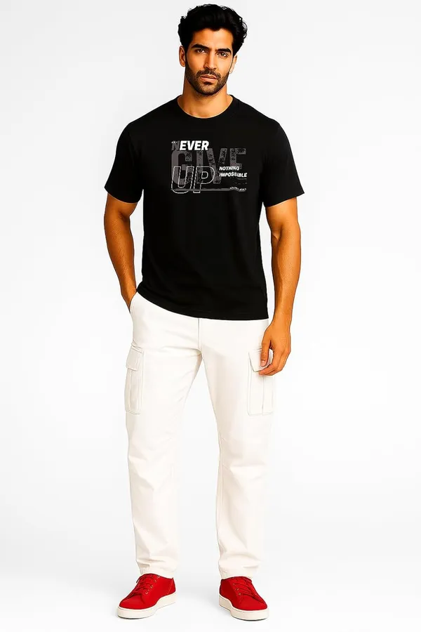 Black_Cotton_Blend_Printed_T_Shirt_For_Men