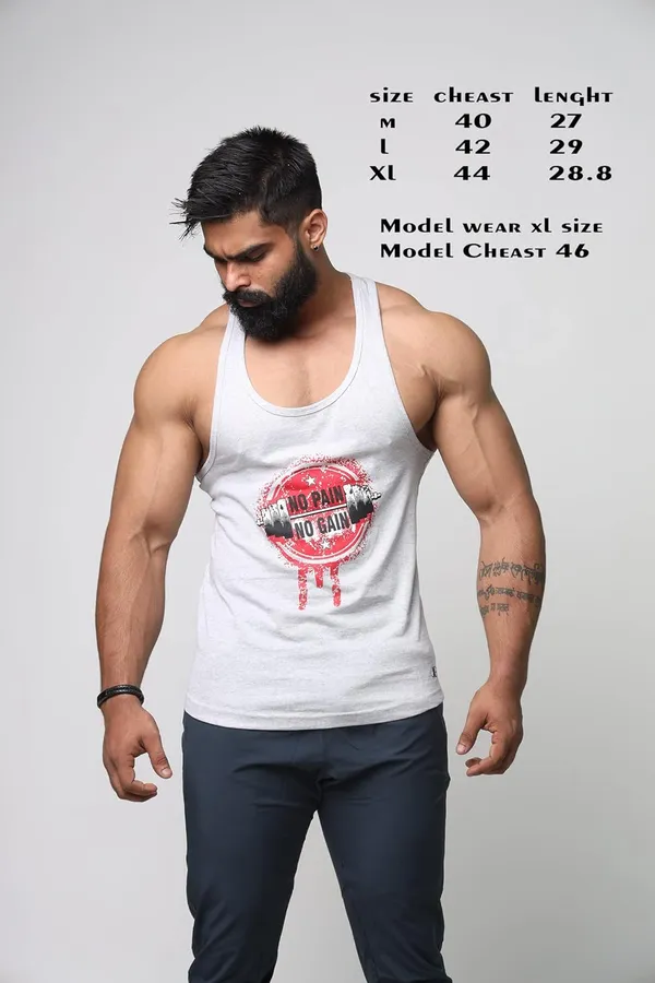 Grey_Cotton_Blend_Sleeveless_Regular_Fir_Gym_Vest_For_Men