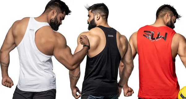Multicolour_Sleeveless_Printed_Vest_Set_Of_3_For_Men