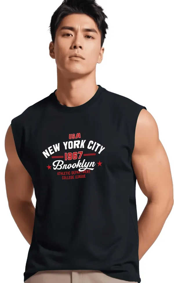Black_Sleeveless_Tank_Top_Premium_Cotton_Blend_Muscle_Fit_Gym_Vest_For_Men