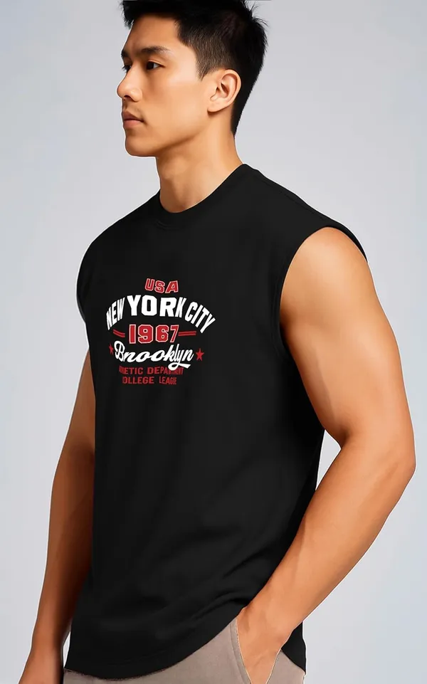 Black_Sleeveless_Tank_Top_Premium_Cotton_Blend_Muscle_Fit_Gym_Vest_For_Men