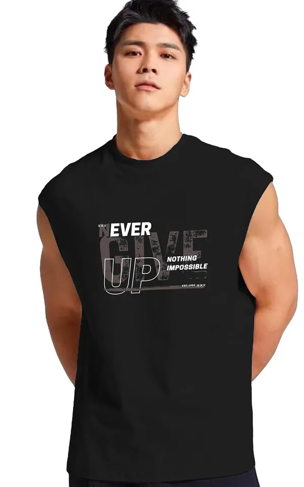Black_Sleeveless_Tank_Top_Premium_Cotton_Blend_Muscle_Fit_Gym_Vest_For_Men